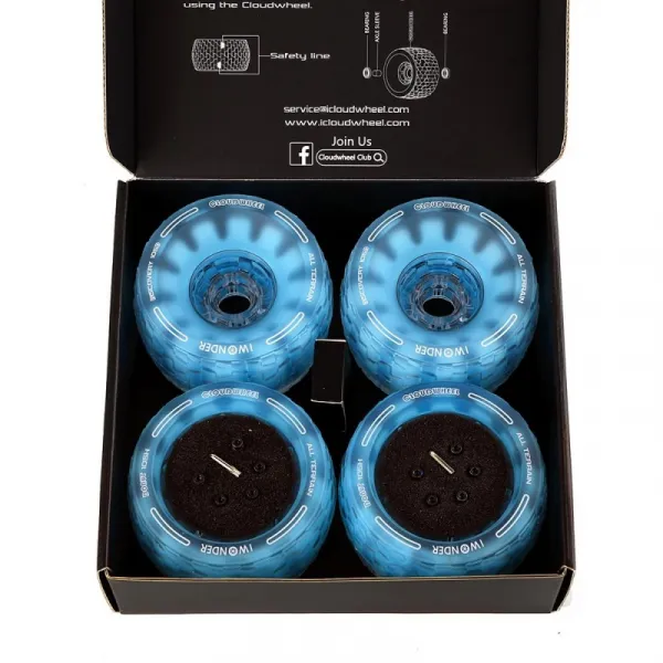 Exway CloudWheel Donut Combo pre pohon HUB (modré) EXW0513