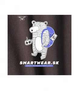 Rejoice Medvedík SmartBear, veľkosť L (čierno čierna) SW-8
