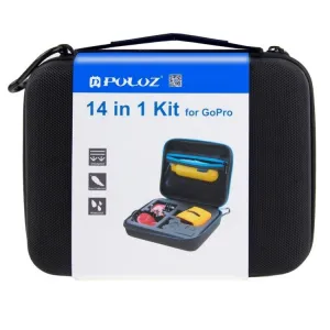 Puluz 13 v 1 Príslušenstvo Ultimate Combo Kits pre športové kamery PKT13 PKT13