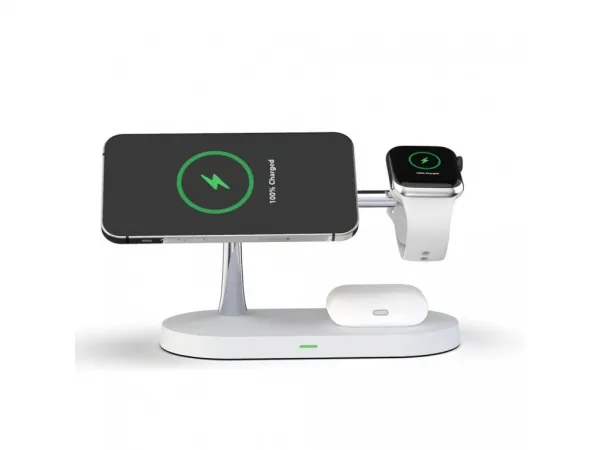 Innocent MagSafe Geometric 3in1 Charger with Backlight - Edition 2 White