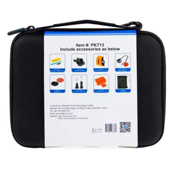 Puluz 13 v 1 Príslušenstvo Ultimate Combo Kits pre športové kamery PKT13 PKT13