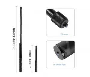Stablecam Neviditeľná selfie tyč pre Insta360 X3 / X2 / One RS / GoPro (110 cm) 1INST392