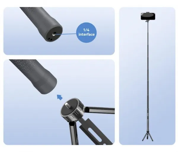 Stablecam Prodlužující selfie tyč na kameru Insta360 X3 / X2 / One RS (3m) 1INST389