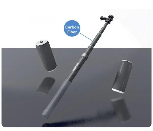Stablecam Prodlužující selfie tyč na kameru Insta360 X3 / X2 / One RS (3m) 1INST389
