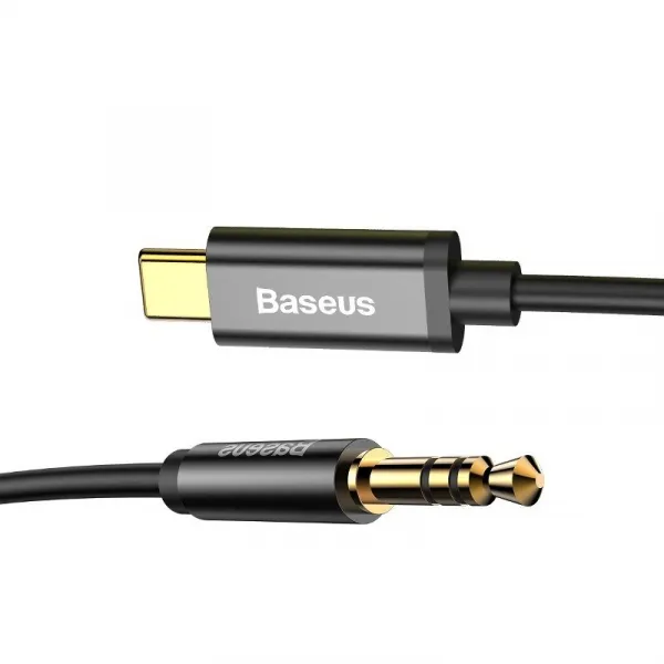 Audio kábel USB-C na mini jack 3,5 mm Baseus Yiven 1,2 m (čierny) 018131