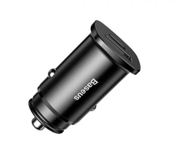 Baseus Square PPS QC4.0 / PD3.0 5A 30W autonabíjačka (čierna) 018453