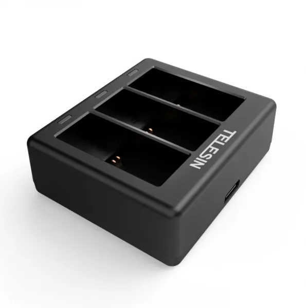 Trojkanálová nabíjačka Telesin pre GoPro Hero 11 / Hero 10 / Hero 9 026656