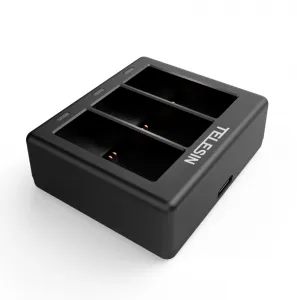 Trojkanálová nabíjačka Telesin pre GoPro Hero 11 / Hero 10 / Hero 9 026656