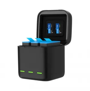 Trojkanálová nabíjačka Telesin Box pre GoPro Hero 11 / Hero 10 / Hero 9 026658