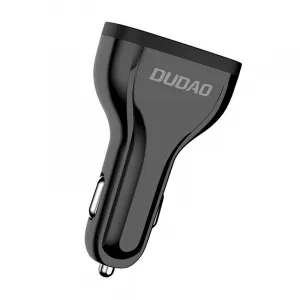 Dudao R7S 3x USB nabíjačka do auta, QC 3.0, 18W (čierna) 039466