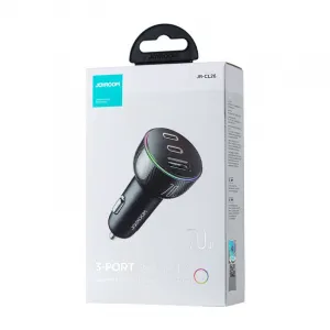 Joyroom nabíjačka do auta JR-CL26, 2x USB-C PD, 1x USB 70W (čierna) 044772