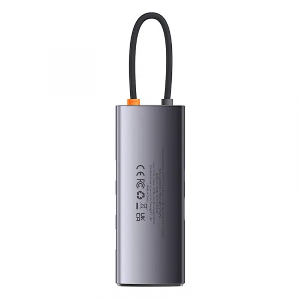 Hub 6w1 Baseus Metal Gleam Series, USB-C až 3x USB 3.0 + HDMI + USB-C PD + VGA 035210