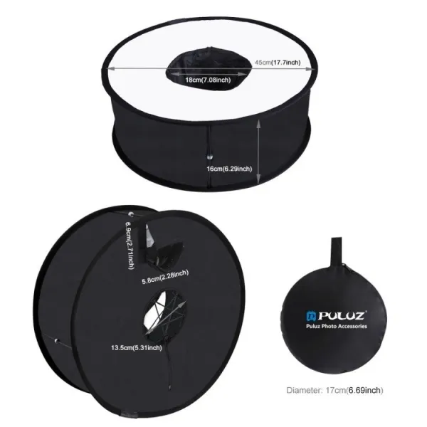 Softbox difúzor Puluz okrúhly 45cm PU5145 018689