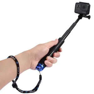 Puluz Selfie Stick pre akčné kamery (čierna) 018665