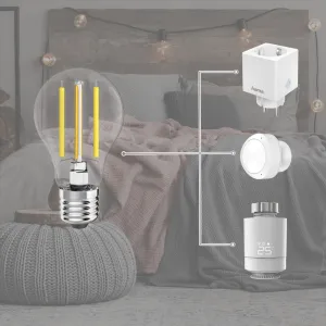 Hama SMART WiFi LED žiarovka, E27, 7 W,  stmievateľná 85395200