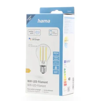 Hama SMART WiFi LED žiarovka, E27, 7 W,  stmievateľná 85395200
