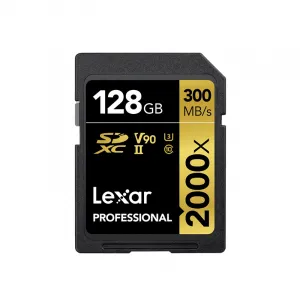 Lexar Pro 2000X SDHC/SDXC UHS-II U3(V90) R300/W260 128GB 115292