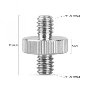 SmallRig Double Head Stud with 1/4" to 1/4" Thread 828 828