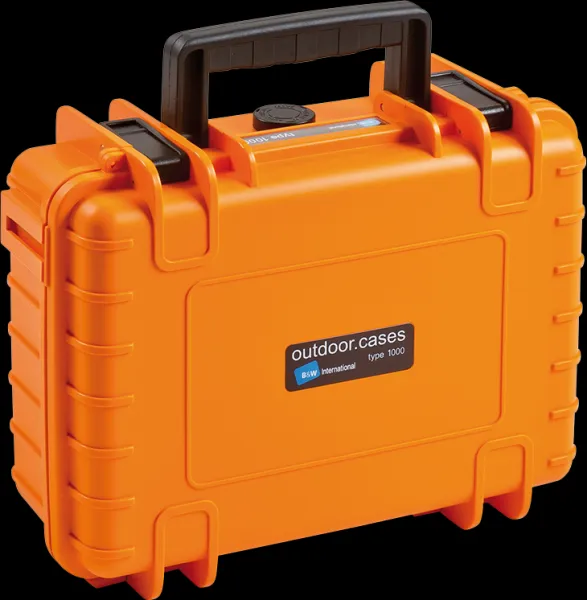 BW B&W Cases Type 1000 for DJI Osmo Action 3, Orange