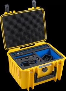 BW B&W Cases Type 2000 for DJI Osmo Action 3, Yellow