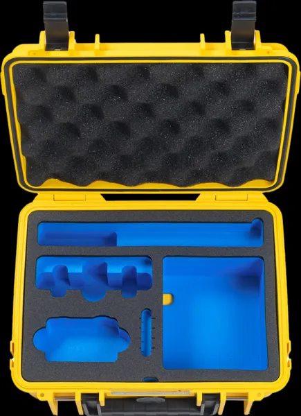 BW B&W Cases Type 2000 for DJI Osmo Action 3, Yellow