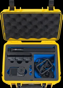 BW B&W Cases Type 2000 for DJI Osmo Action 3, Yellow