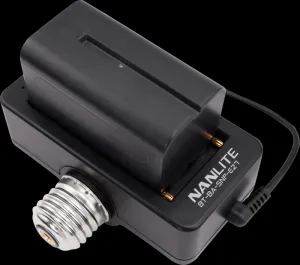 Nanlite NPF Battery Adapter with E27 Head