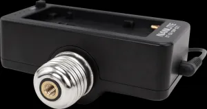 Nanlite NPF Battery Adapter with E27 Head