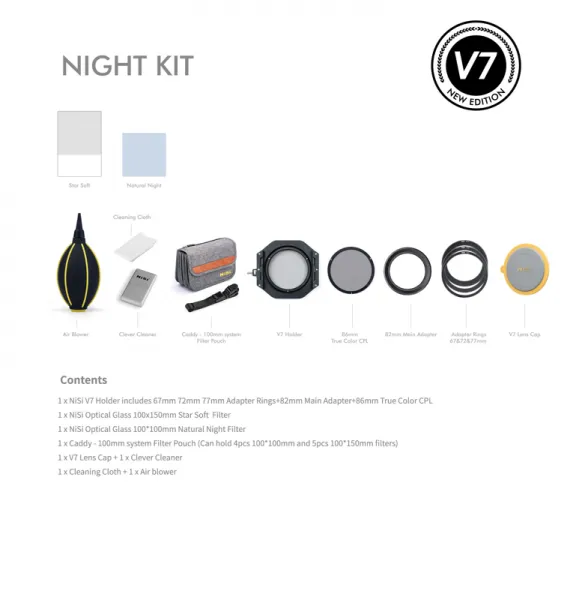 NiSi Night Kit 100mm System V7