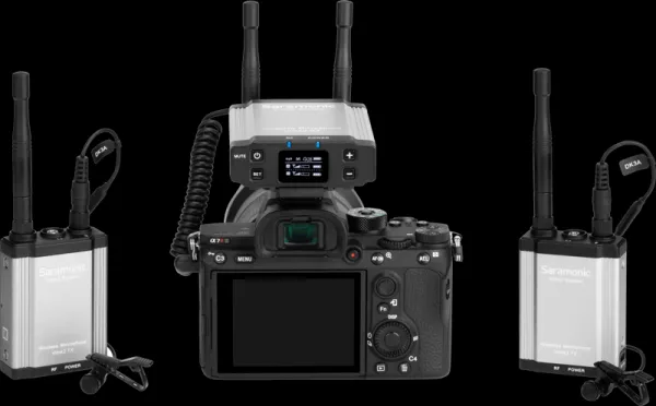 Saramonic Vlink2 Kit2, 2.4GHz dvoucestný komunikační bezdrátový mikrofonní systém (2TX+RX)