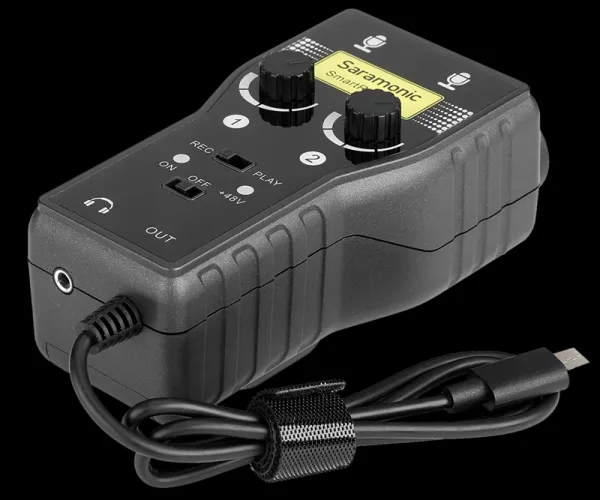 Dvoukanálový audio adaptér Saramonic SmartRig+ UC
