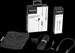 Saramonic LavMicro U1B Lavalier mic for w/ lightning connector for (6M)