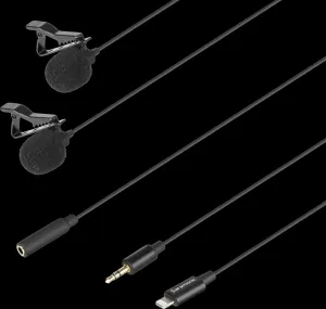 Saramonic LavMicro U1C Lavalier mic for w/ lightning connector (6M) Dual /2-person
