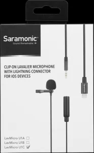 Saramonic LavMicro U1C Lavalier mic for w/ lightning connector (6M) Dual /2-person