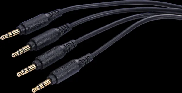 Saramonic Cable SR-C2019 Dual 3.5mm TRS Male to Four 3.5mm TRS Male Cable