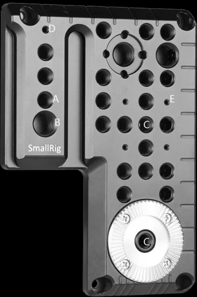 SmallRig 1848 Right Side Plate RED