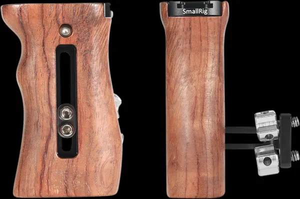 SmallRig 2093 Handle Wooden Universal Side