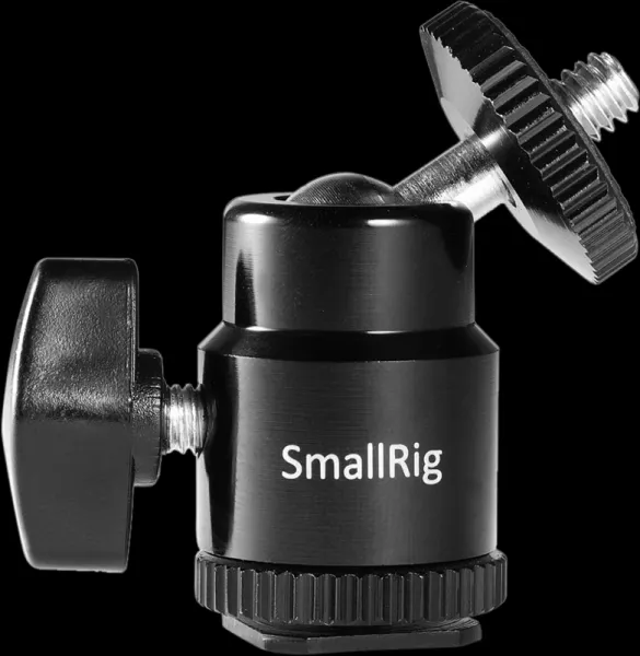 SmallRig 761 Cold shoe mount - Ballhead 1/4" screw