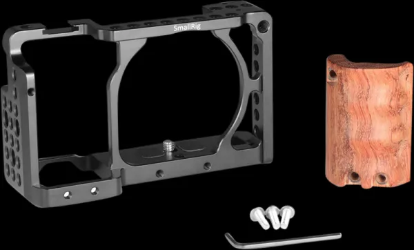 SmallRig 2082 Cage w/ Wood Handg for A6000/6300