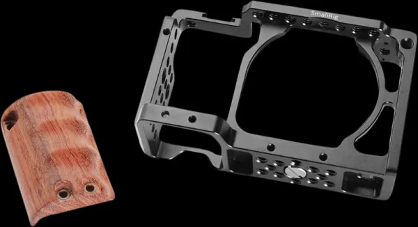 SmallRig 2082 Cage w/ Wood Handg for A6000/6300