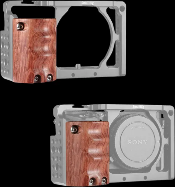 SmallRig 1970 Wooden Handgrip for Sony A6500