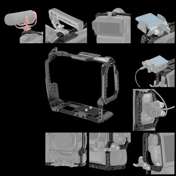 SmallRig 2765 Cage f BMPCC 4K&6K w Batt Grip