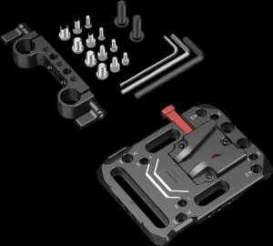 SmallRig 3016 Battery Plate V-Mount w Rod Clamp