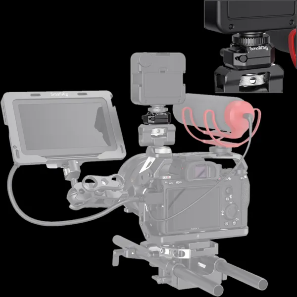 SmallRig 2797 Cold Shoe Mount Multifunction w/ Safety Release