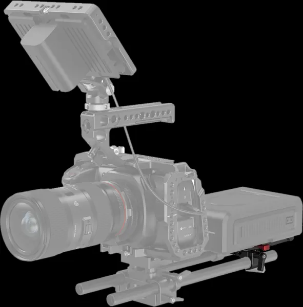 SmallRig 3016 Battery Plate V-Mount w Rod Clamp