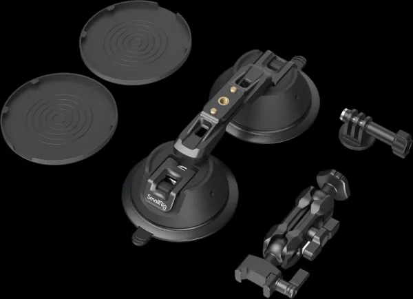 SmallRig 3566 Suction Cup Portable Dual with Camera Mount  SC-2K