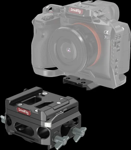 SmallRig 3067 Baseplate Lightweight with Dual 15mm Rod Clamp