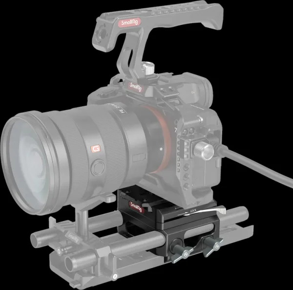 SmallRig 3067 Baseplate Lightweight with Dual 15mm Rod Clamp