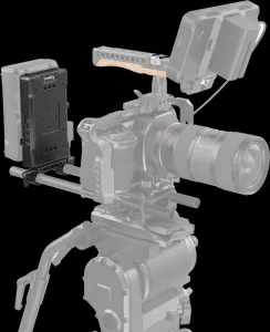 SmallRig 3203 Battery Adapter Plate V-Mount w Dual 15mm Rod Clamp