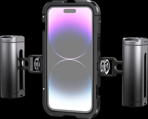 SmallRig 4078 Mobile Video Cage Kit (Dual Handheld) For iPhone 14 Pro Max